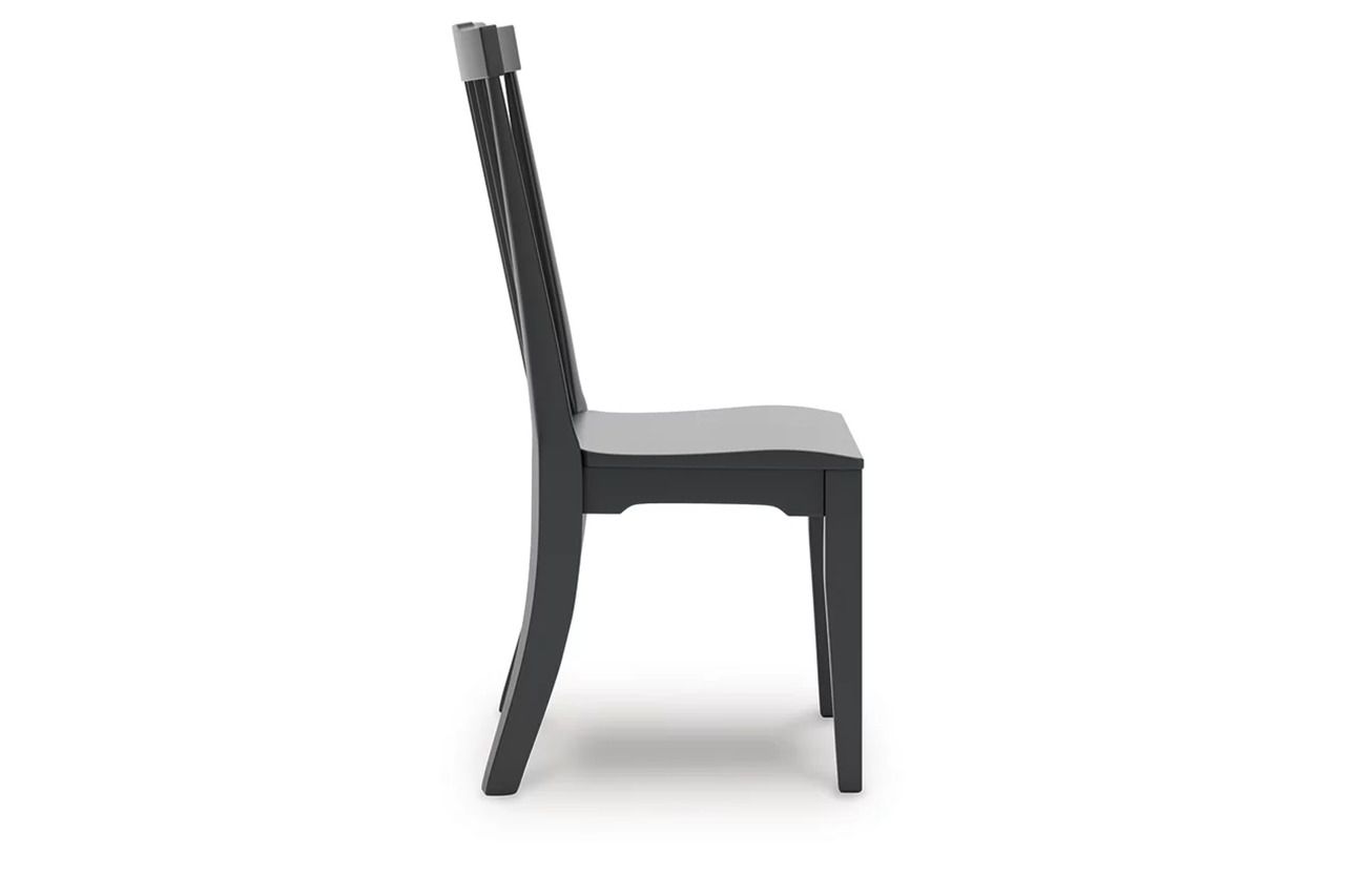Mendinfort Dining Chair Set of 2 In Black NCD59101