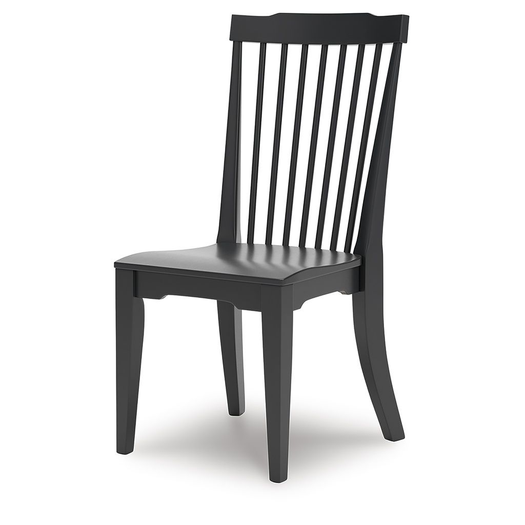 Mendinfort Dining Chair Set of 2 In Black NCD59101