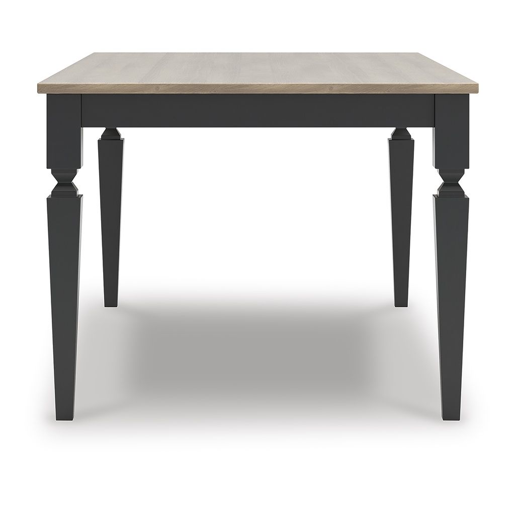 Mendinfort Dining Table In Grayish Brown/Black NCD59125