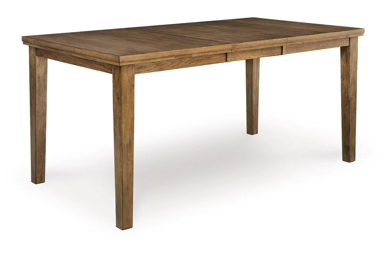 Vallister Counter Height Dining Extension Table In Light Brown NCD59232