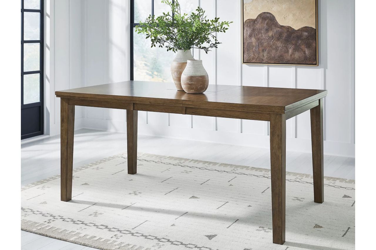 Vallister Counter Height Dining Extension Table In Light Brown NCD59232