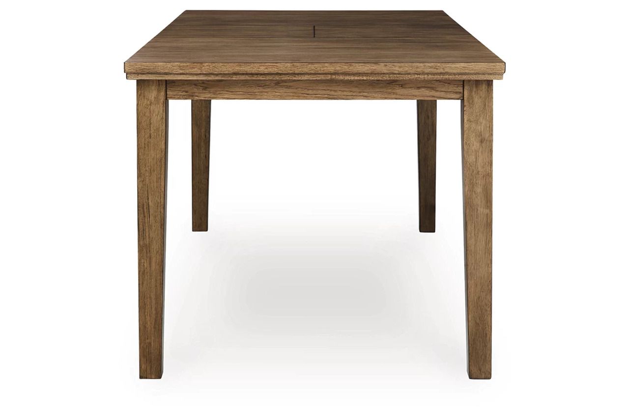 Vallister Counter Height Dining Extension Table In Light Brown NCD59232