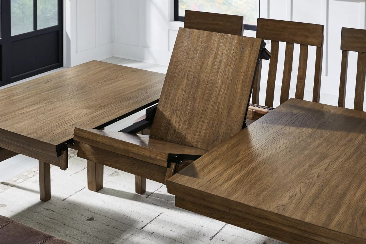 Vallister Dining Extension Table In Light Brown NCD59235