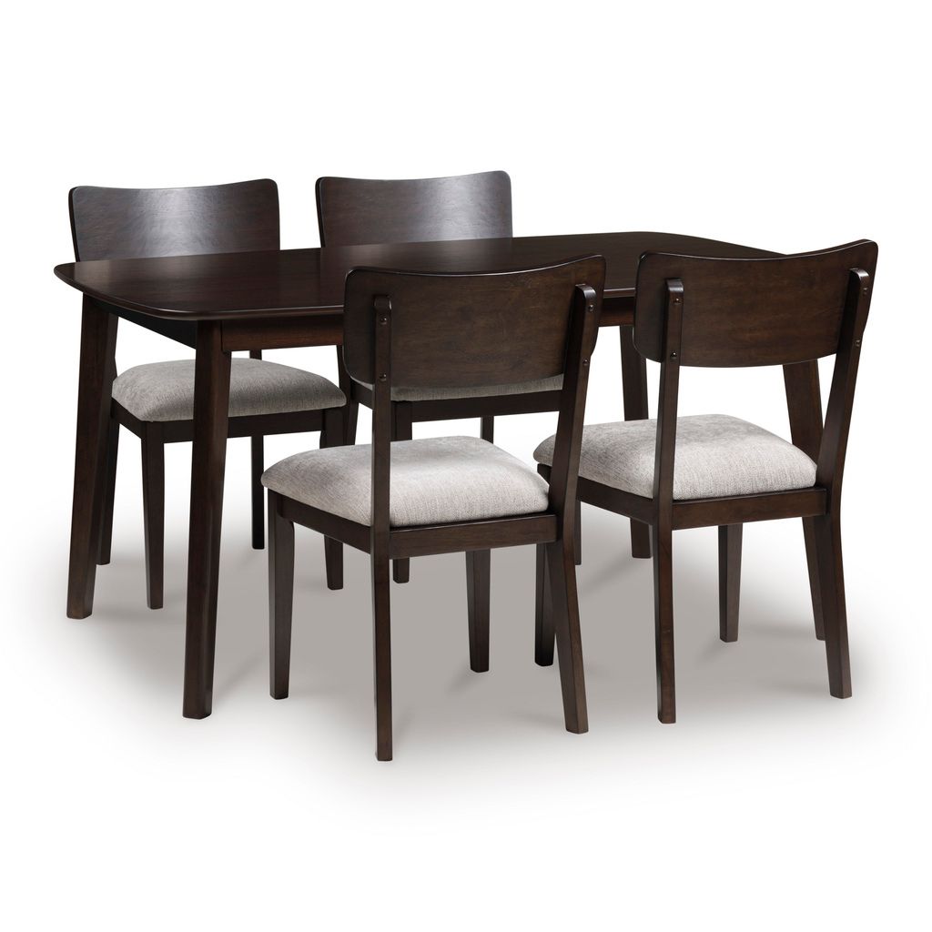 Favelon Dining Chair Set of 2 In Merlot NCD60707