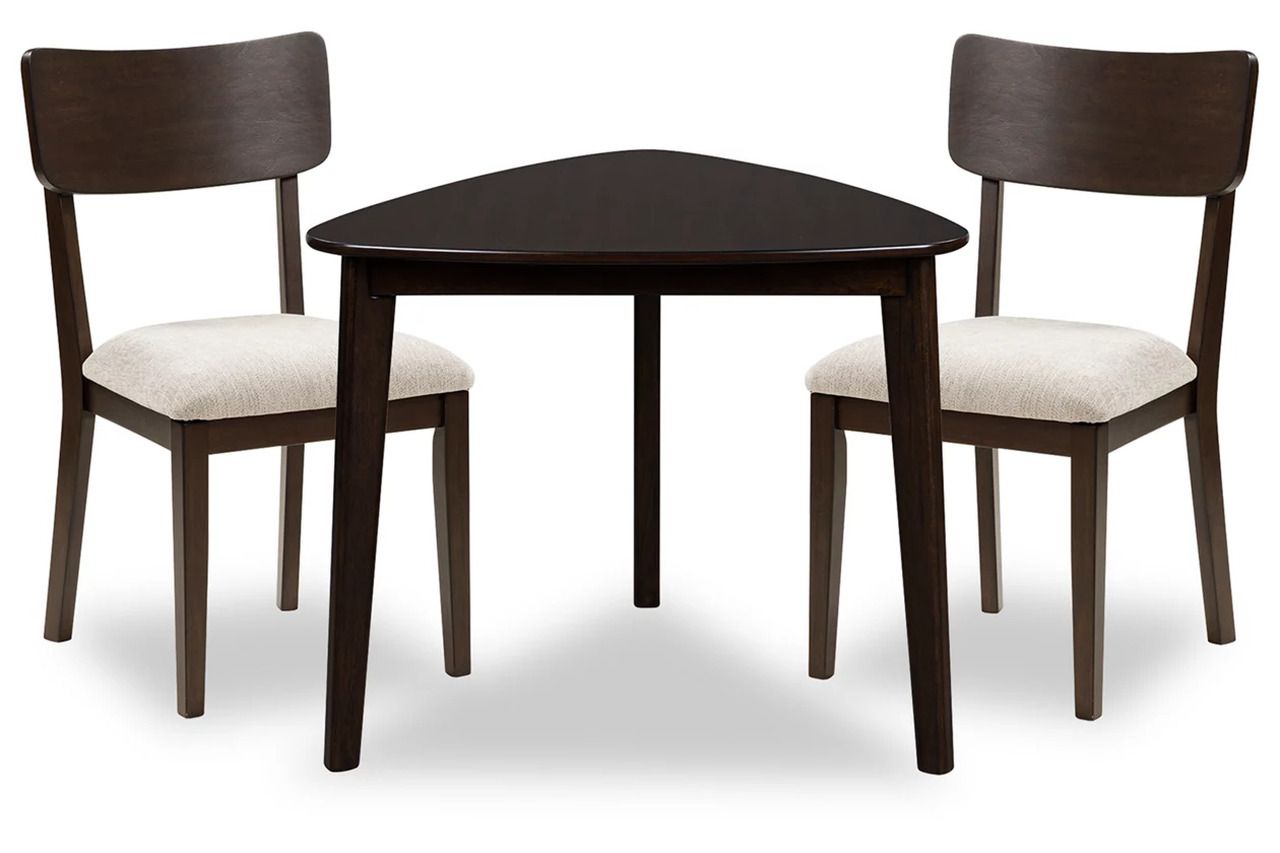 Favelon Dining Room Set In Merlot NCD607D1