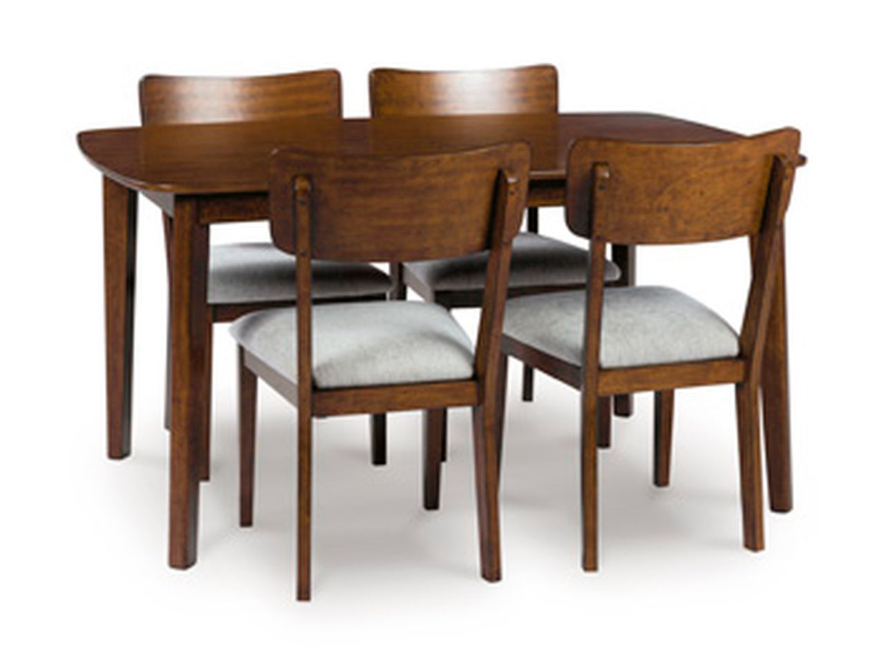 Allstream 5 Piece Dining Room Set In Brown NCD609225