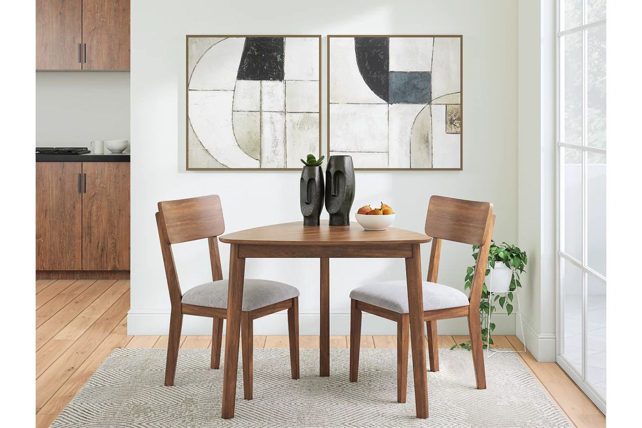 Allstream Dining Room Set In Brown NCD609D1