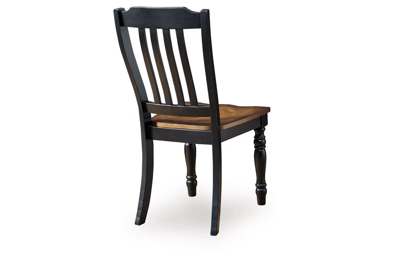 Phillinger Extension Dining Room Set In Black and Brown NCD619D2