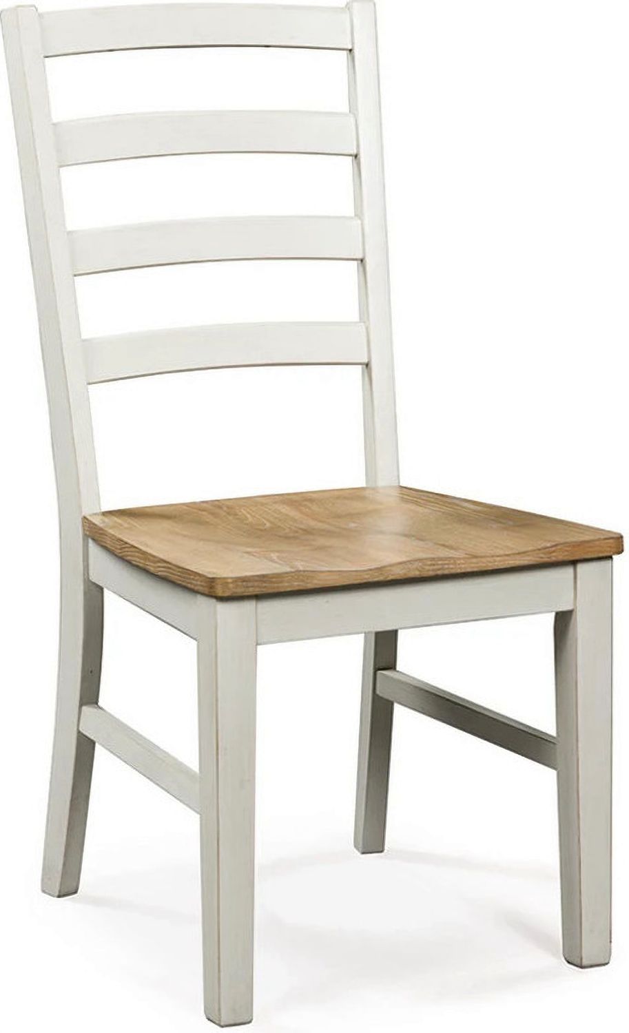 Westlinport Dining Chair Set of 2 In Natural and Antique White NCD62701