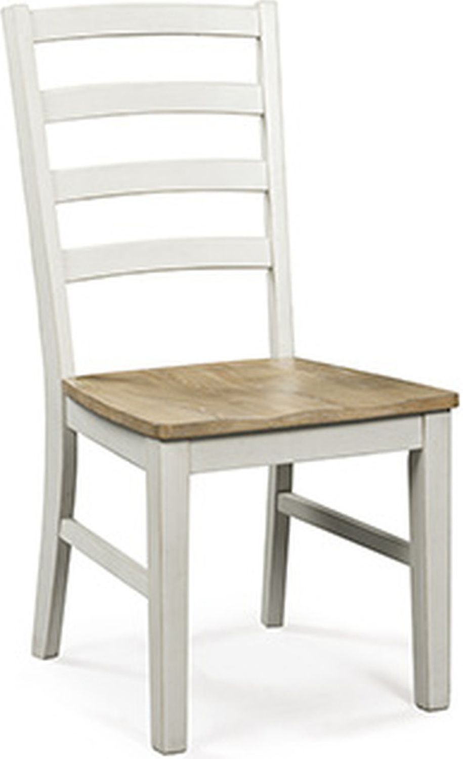 Westlinport Dining Chair Set of 2 In Natural and Antique White NCD62701