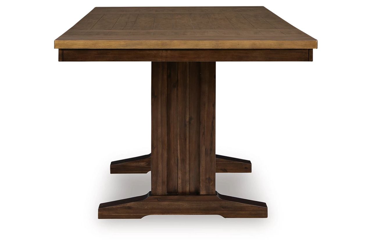 Sharlander Counter Height Dining Extension Table In Light Brown and Dark Brown NCD65132