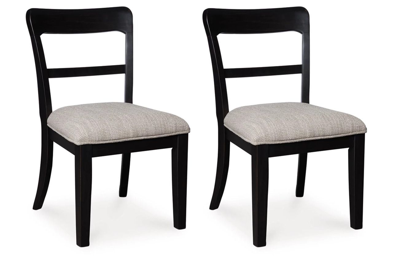 Basinger Dining Chair Set of 2 In Black NCD82401
