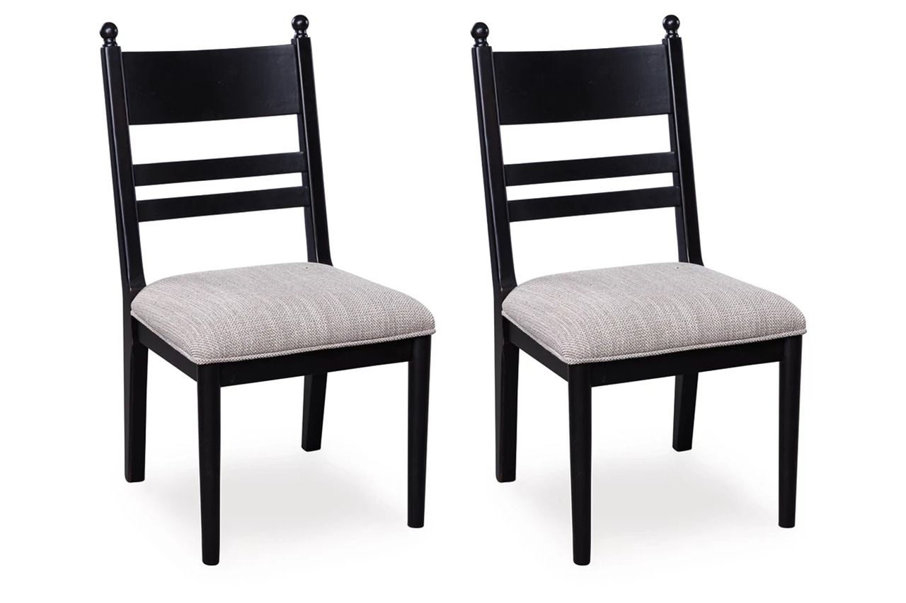 Basinger Dining Chair Set of 2 In Black NCD82407