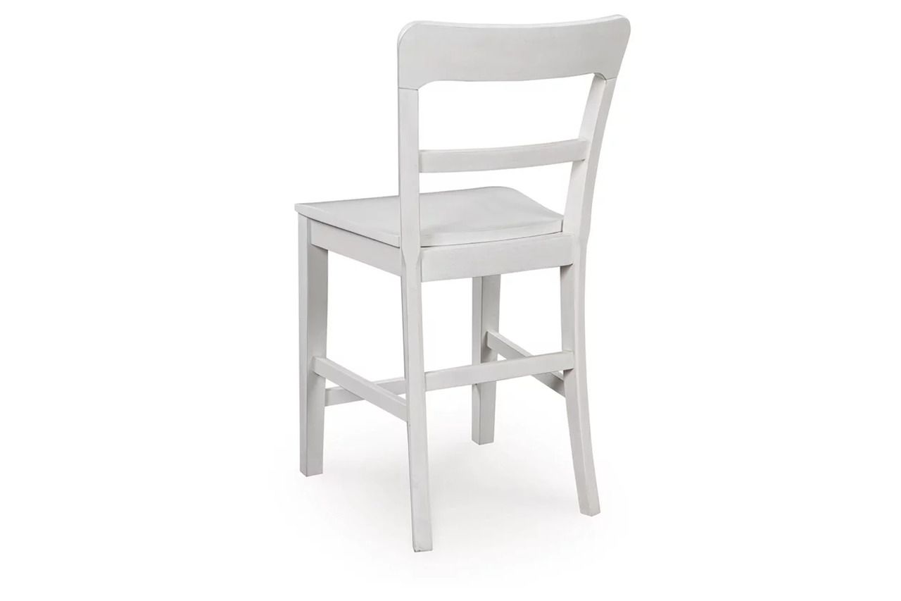 Basinger Counter Height Barstool Set of 2 In White NCD824224