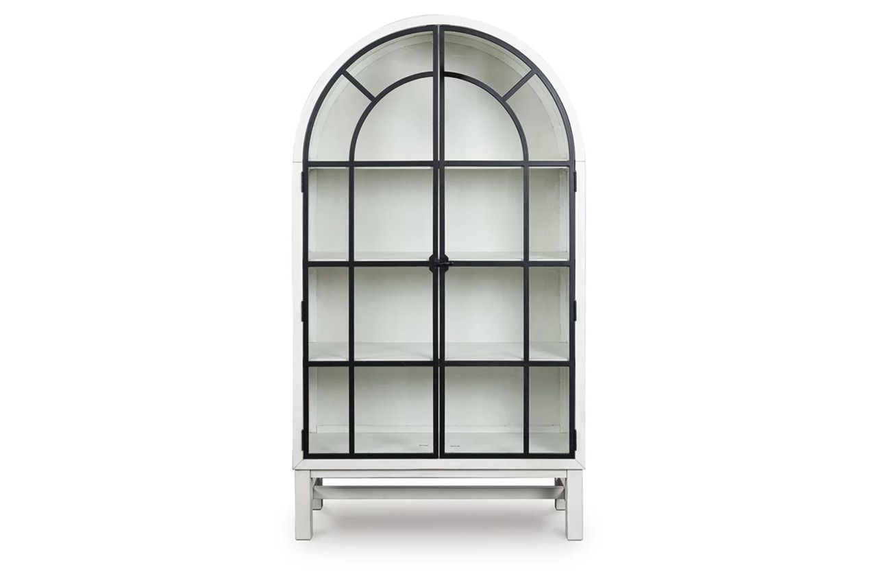 Basinger Display Cabinet In White NCD824276