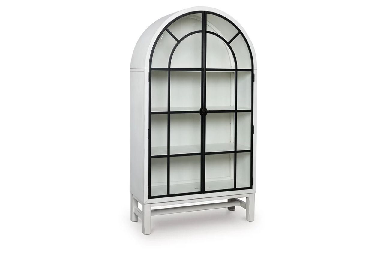 Basinger Display Cabinet In White NCD824276