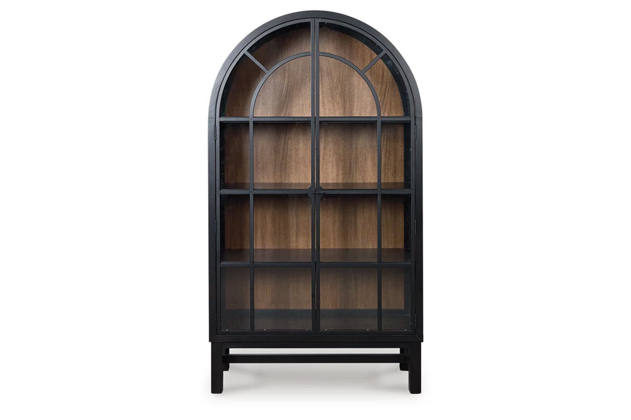 Basinger Display Cabinet In Black and Brown NCD824376