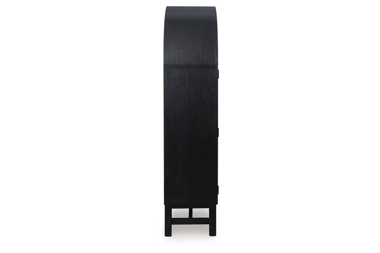 Basinger Display Cabinet In Black and Brown NCD824376