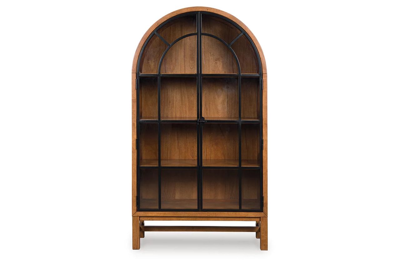 Basinger Display Cabinet In Brown and Black NCD824476