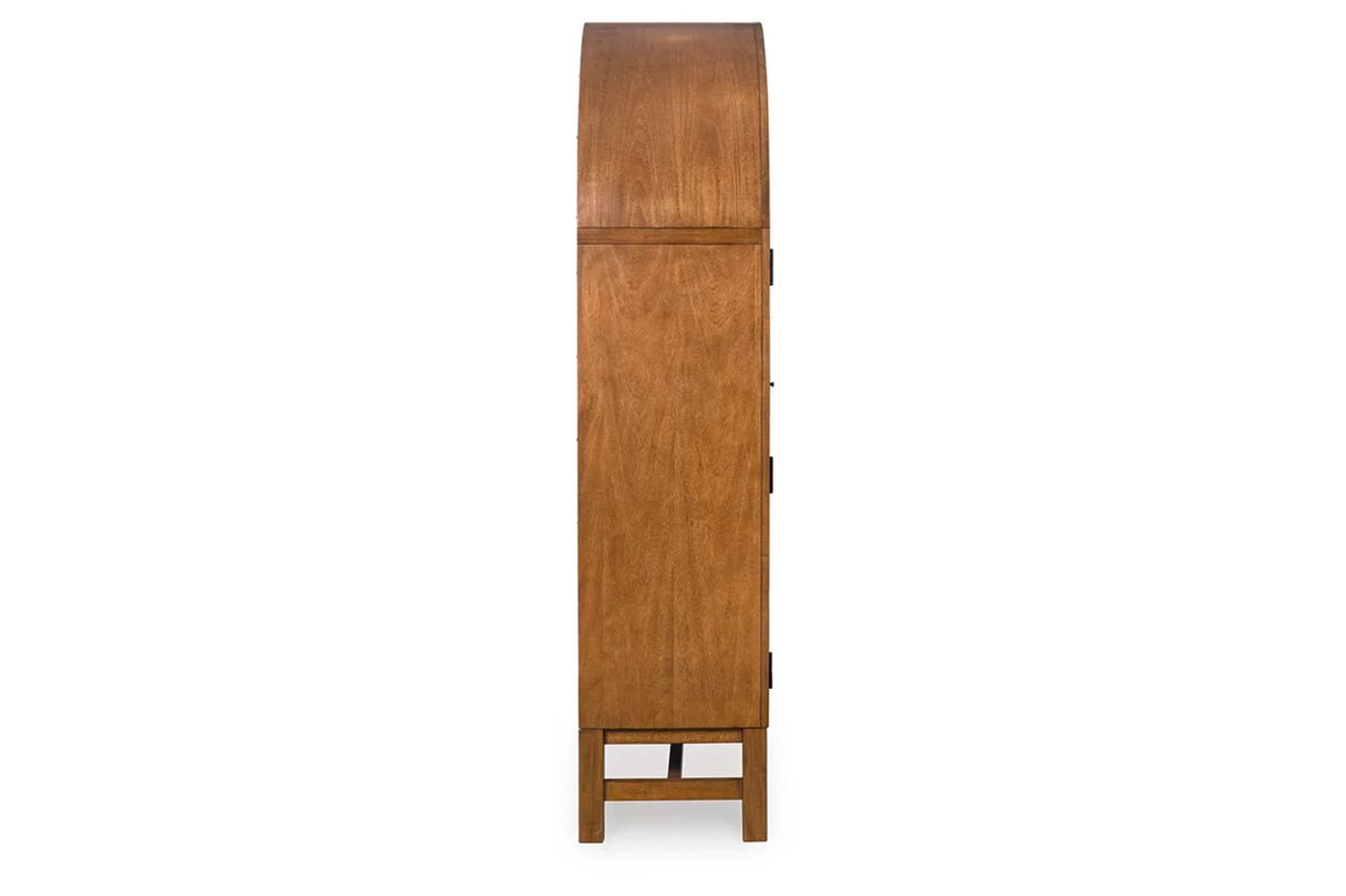 Basinger Display Cabinet In Brown and Black NCD824476