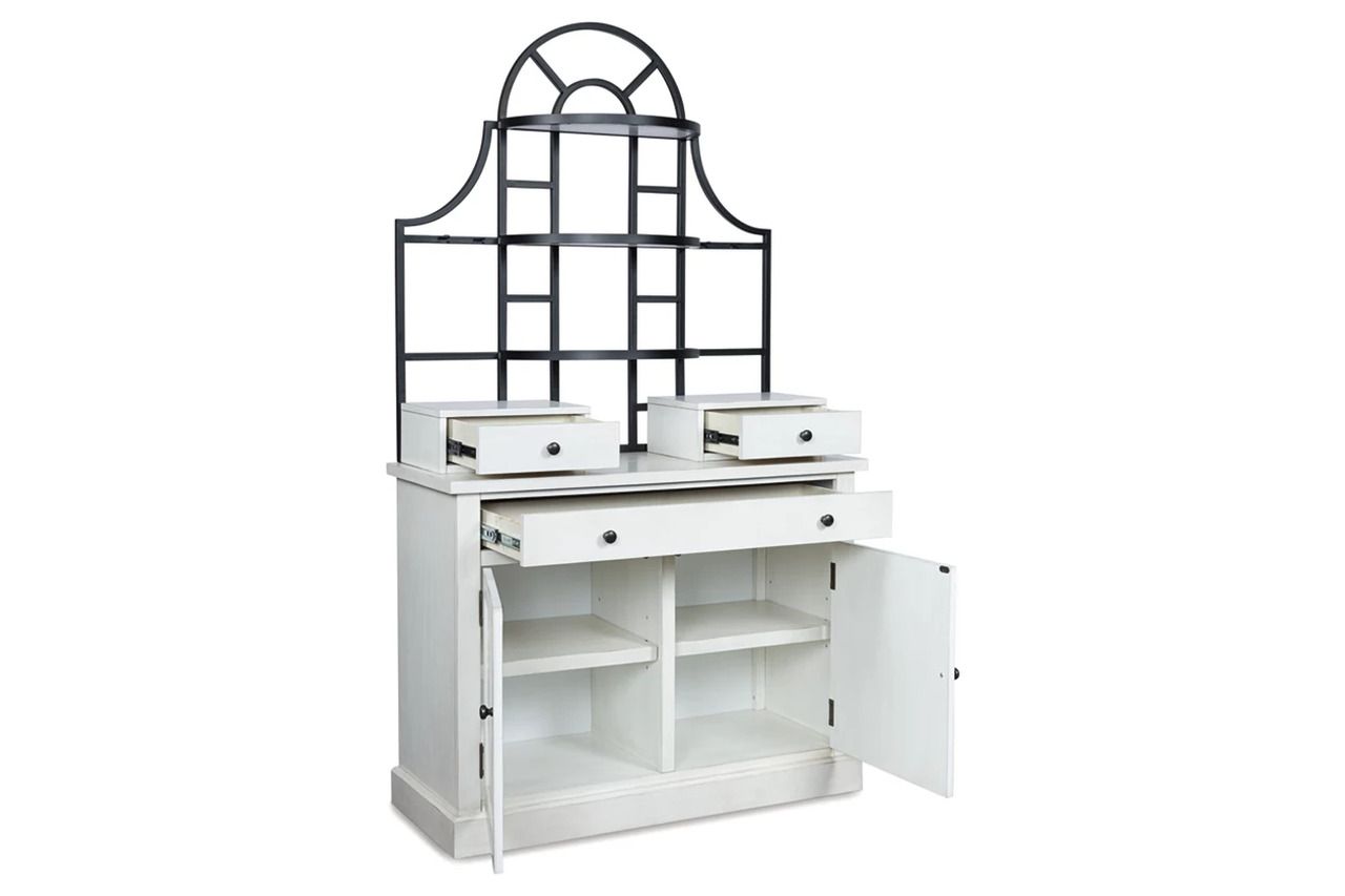 Basinger Baker's Rack In White NCD824D1