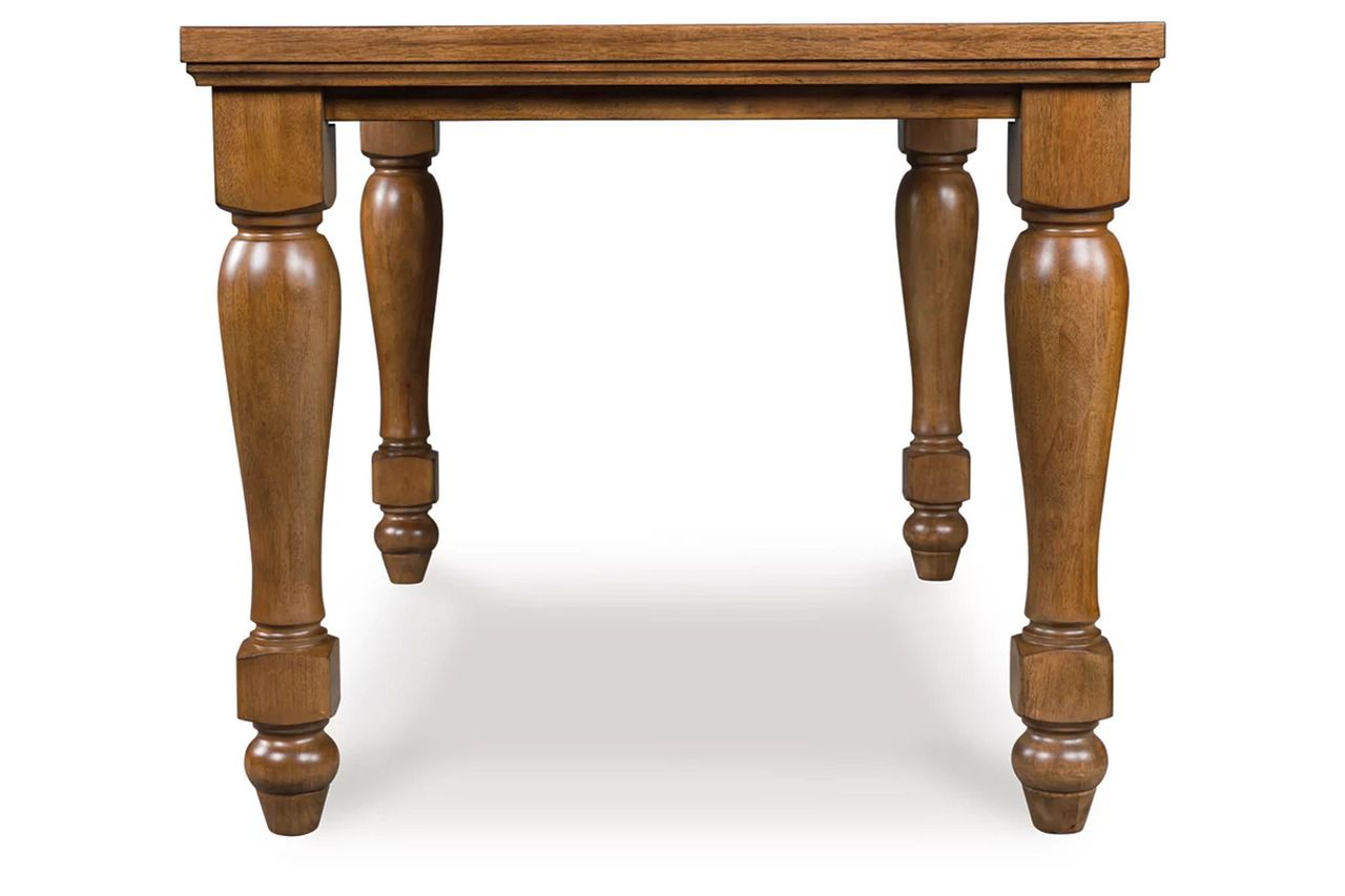 Basinger Counter Height Dining Room Set In White and Brown NCD824D13