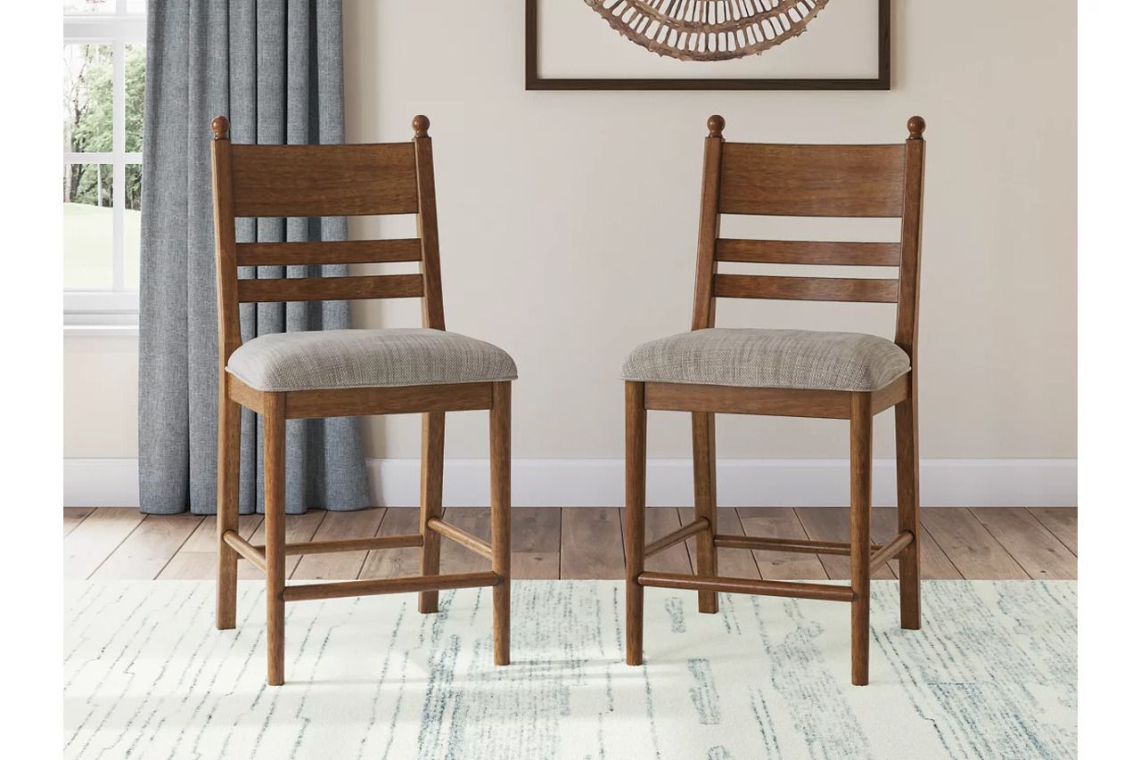 Basinger Counter Height Dining Room Set In Brown NCD824D19
