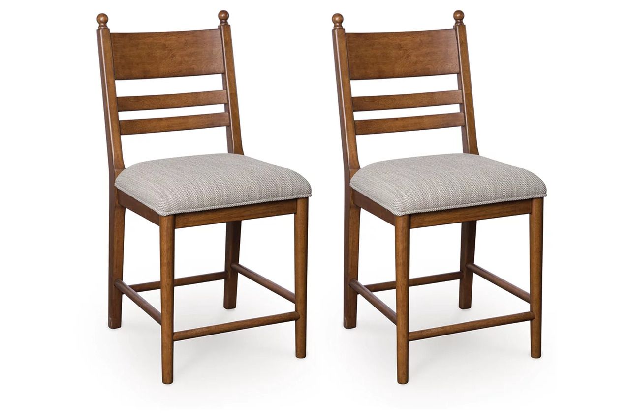 Basinger Counter Height Dining Room Set In Brown NCD824D19