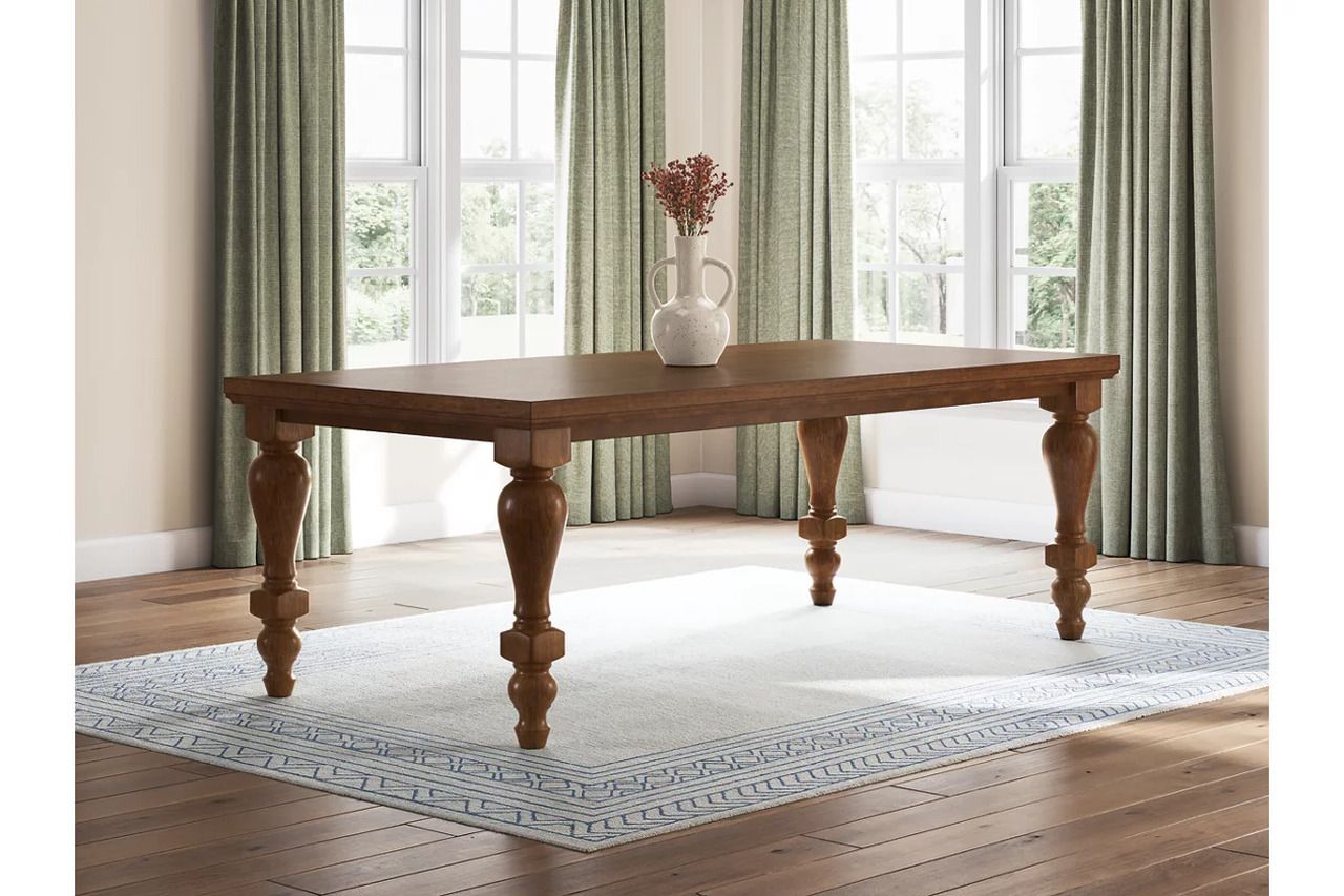 Basinger Dining Room Set In Brown and Black NCD824D22