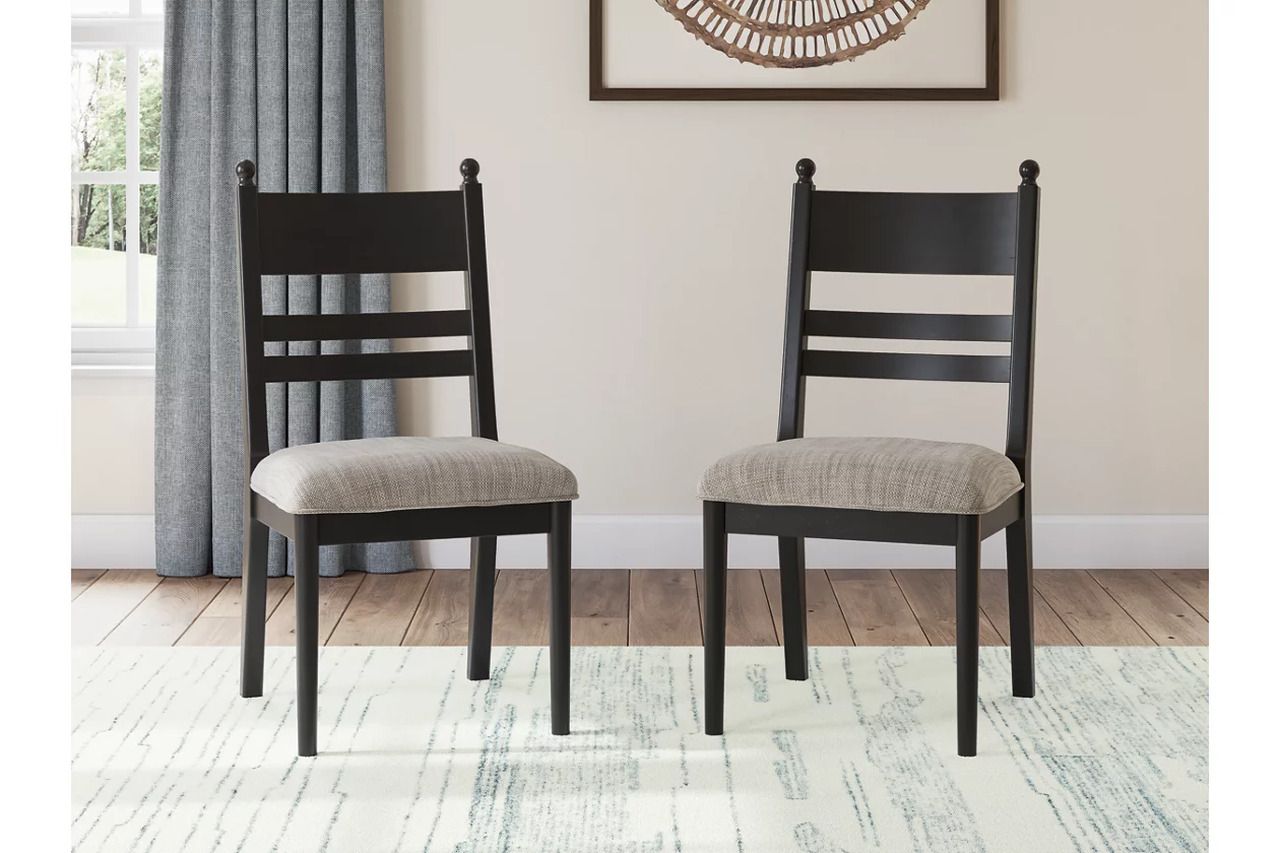 Basinger Dining Room Set In Brown and Black NCD824D25