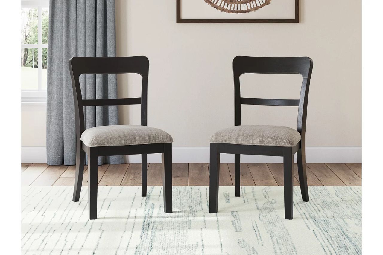 Basinger Dining Room Set In Brown and Black NCD824D3