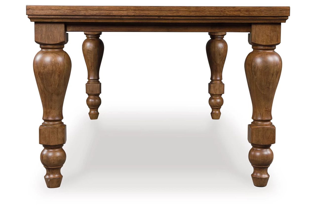 Basinger Dining Room Set In Brown NCD824D4