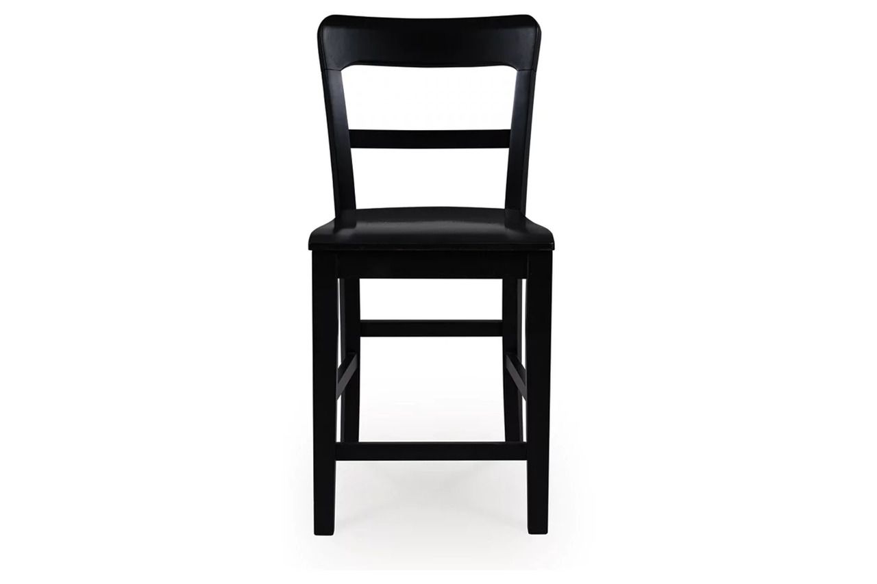 Basinger 5 Piece Counter Height Dining Room Set In Brown and Black NCD824D8