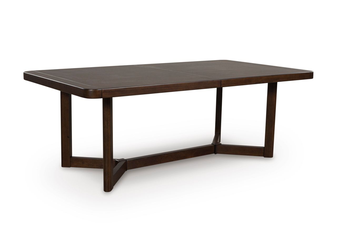 Yingden Dining Extension Table In Dark Brown NCD85735