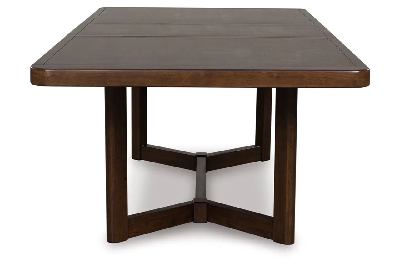 Yingden Dining Extension Table In Dark Brown NCD85735