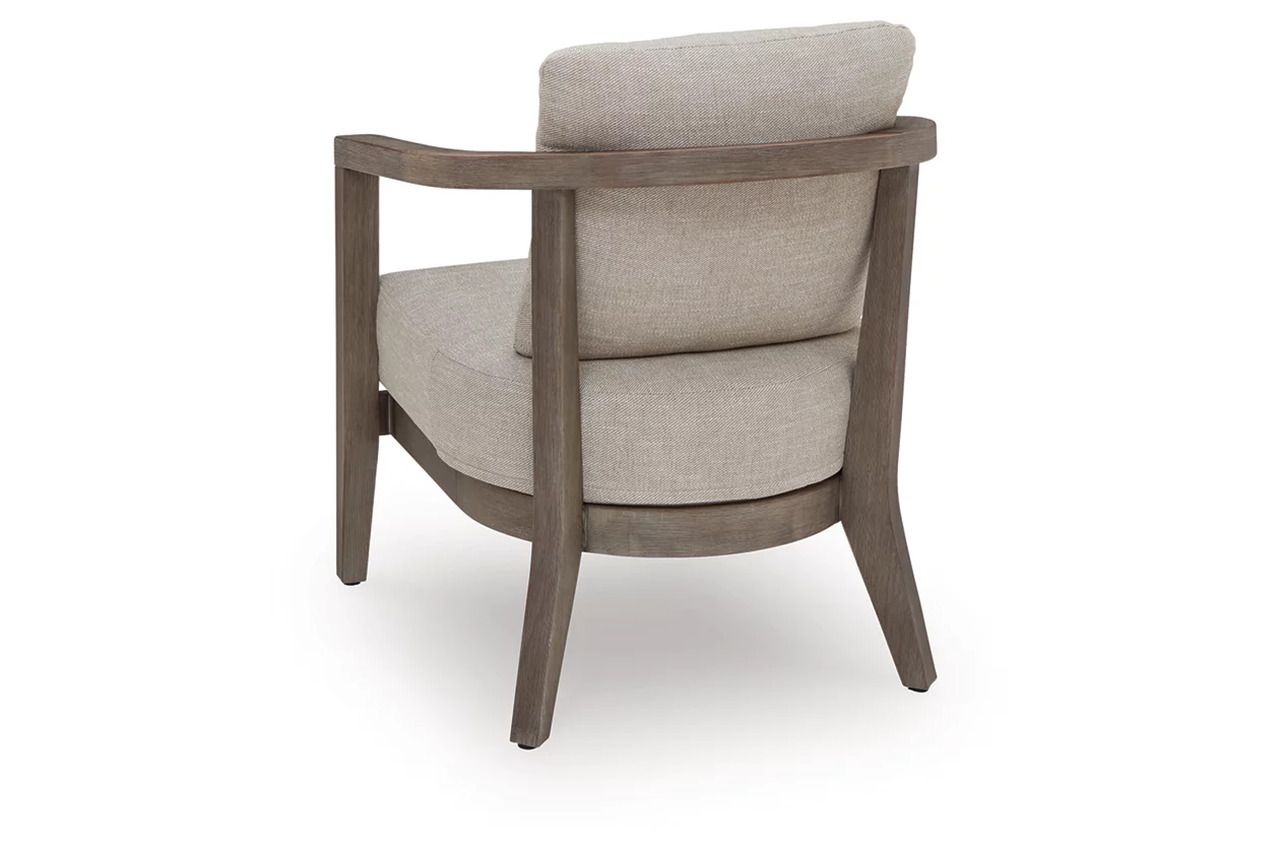 Cool Days Outdoor Chairs with Cushions/Table Set of 3 In Beige NCP310050