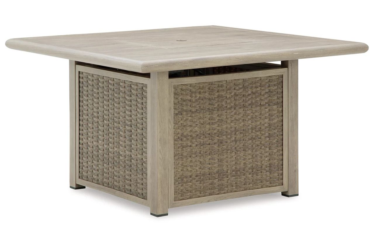 Haven Retreat Fire Pit Table In Beige NCP690772