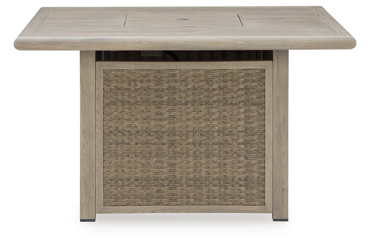 Haven Retreat Fire Pit Table In Beige NCP690772
