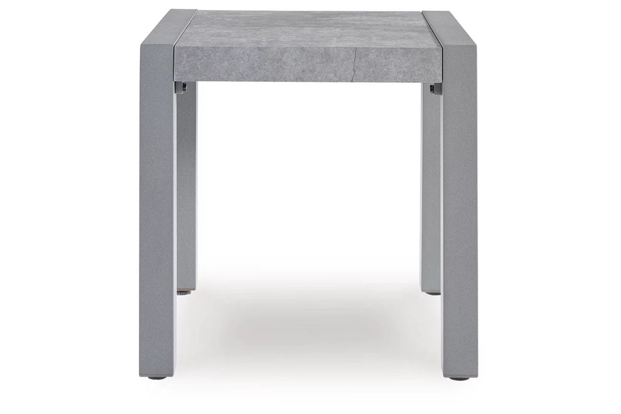 Agoda Pearl Outdoor End Table In Gray NCP695702