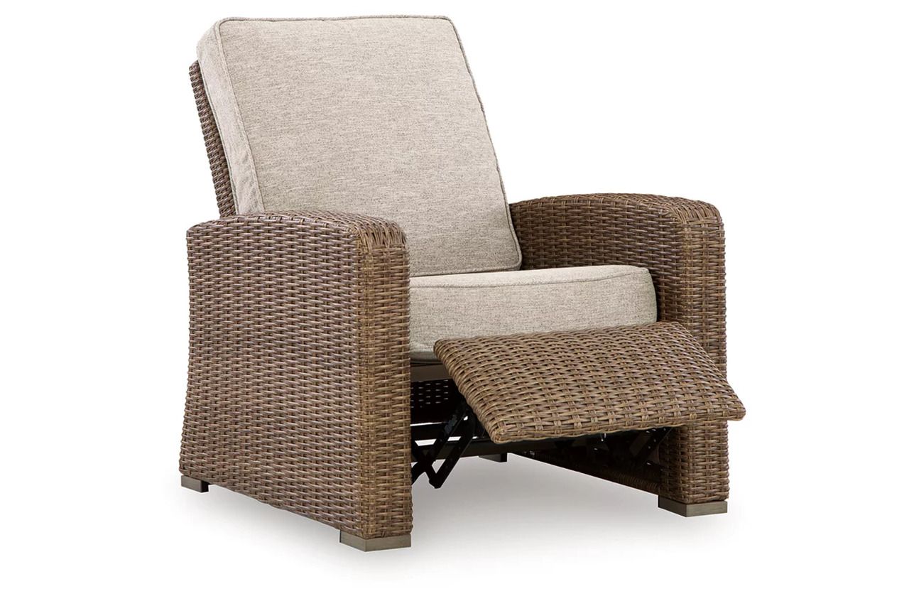 Carmel Bay Outdoor Recliner In Beige NCP790825