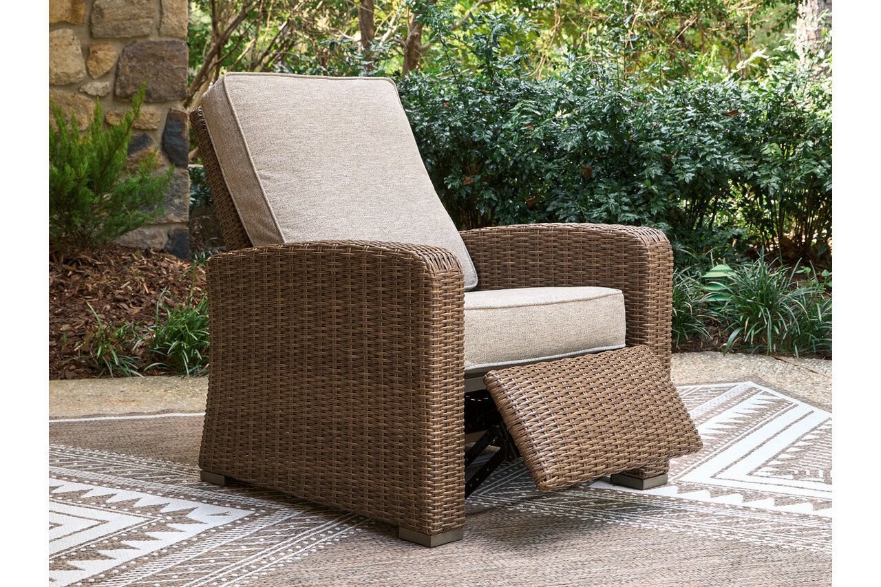 Carmel Bay Outdoor Recliner In Beige NCP790825