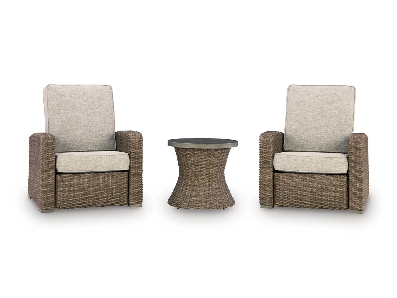Carmel Bay Outdoor Recliner In Beige NCP790825