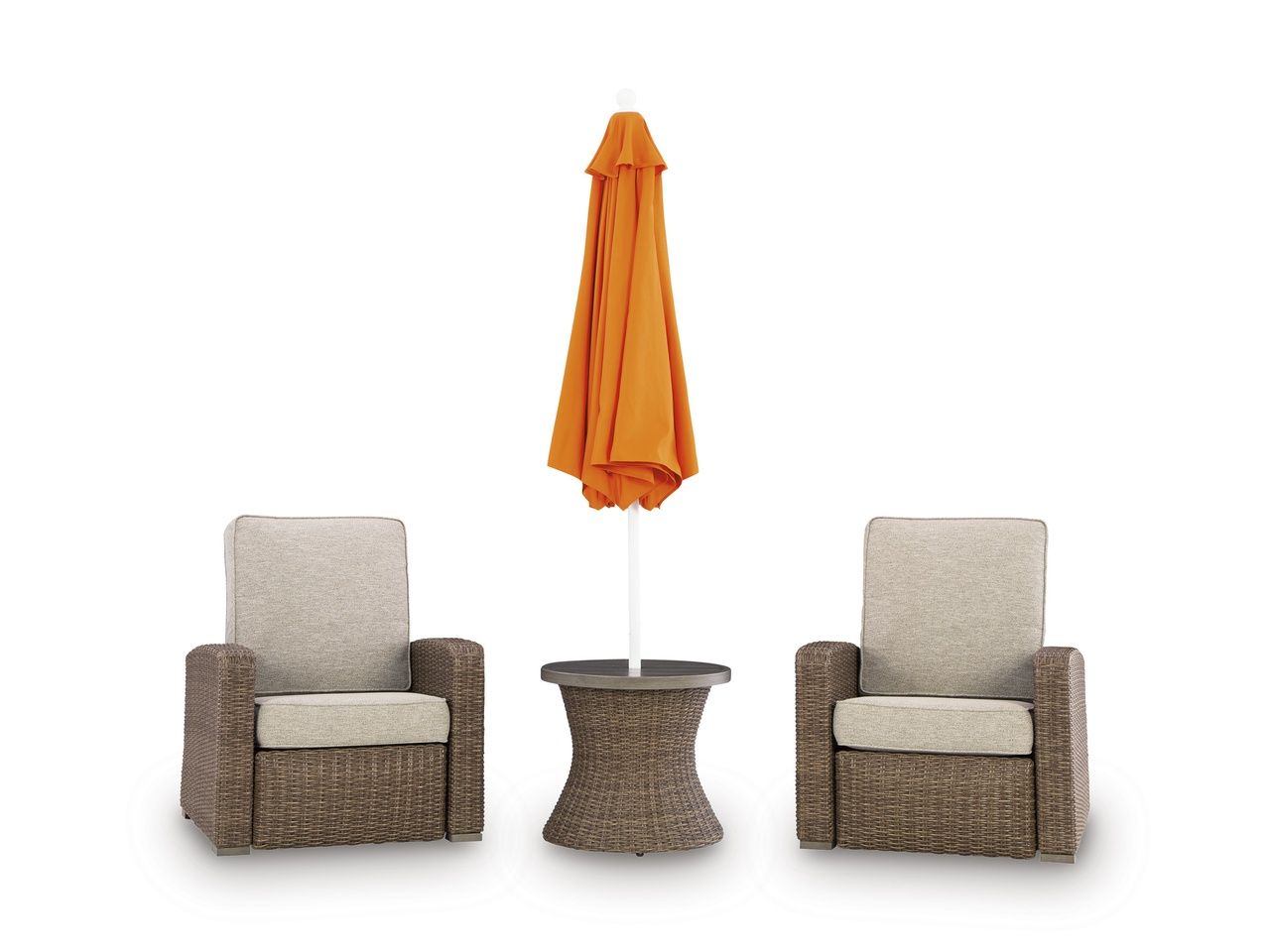 Carmel Bay Outdoor Recliner In Beige NCP790825