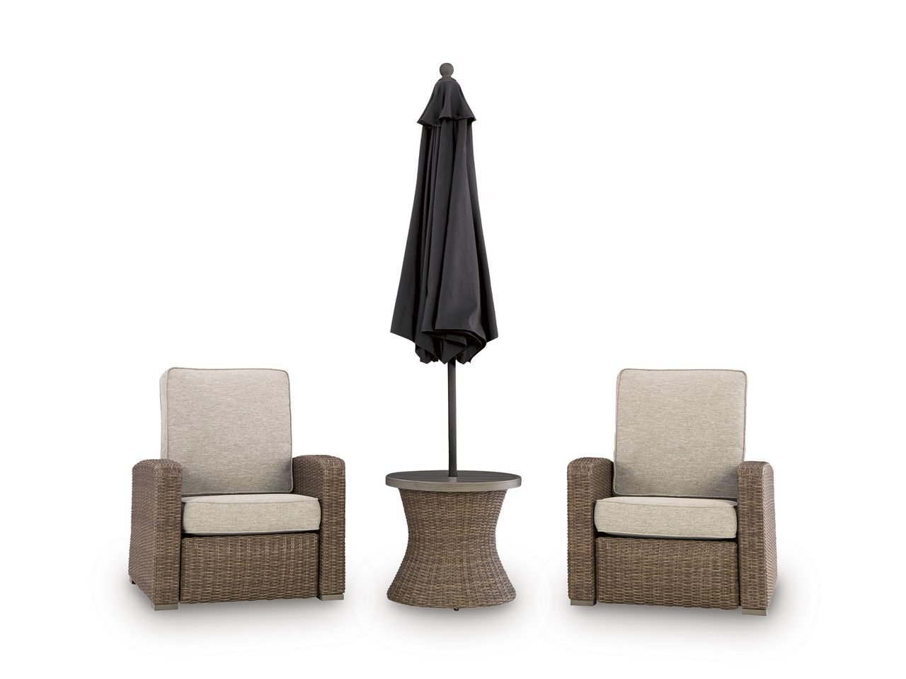 Carmel Bay Outdoor Recliner In Beige NCP790825
