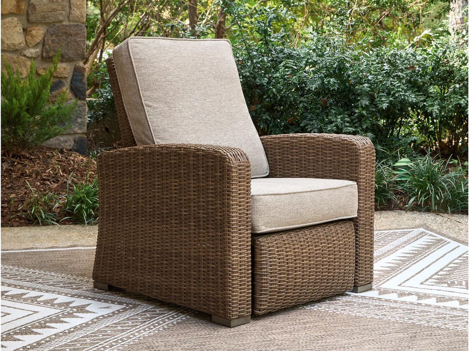 Carmel Bay 3-Piece Outdoor Sectional In Beige NCP790P1