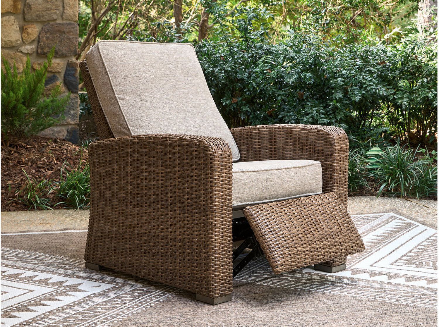 Carmel Bay 4-Piece Outdoor Sectional In Beige NCP790P2