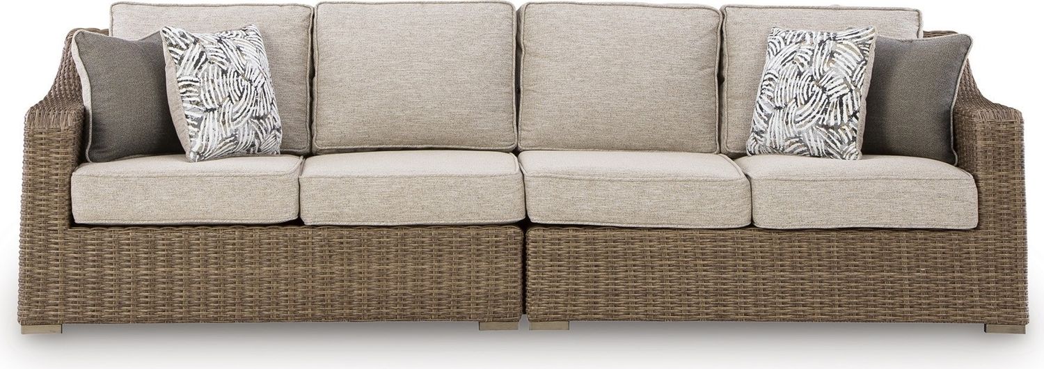 Carmel Bay 4-Piece Outdoor Sectional In Beige NCP790P2