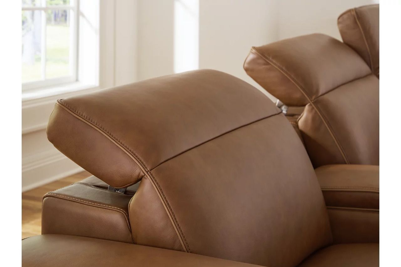 EasyMoney 3-Piece Power Reclining Sectional Sofa In Caramel NCU10700S9