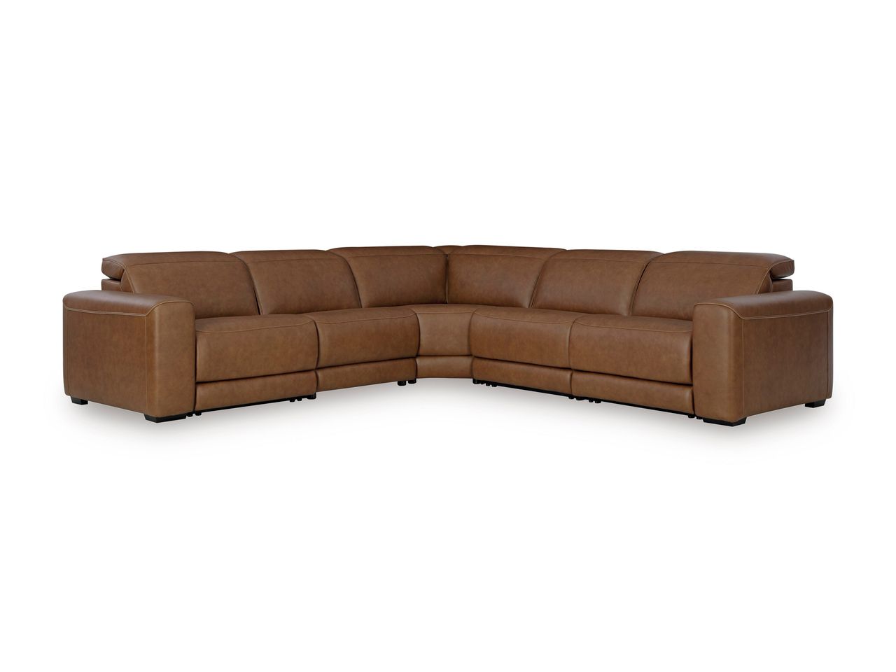 EasyMoney 3-Piece Power Reclining Sectional Sofa In Caramel NCU10700S9