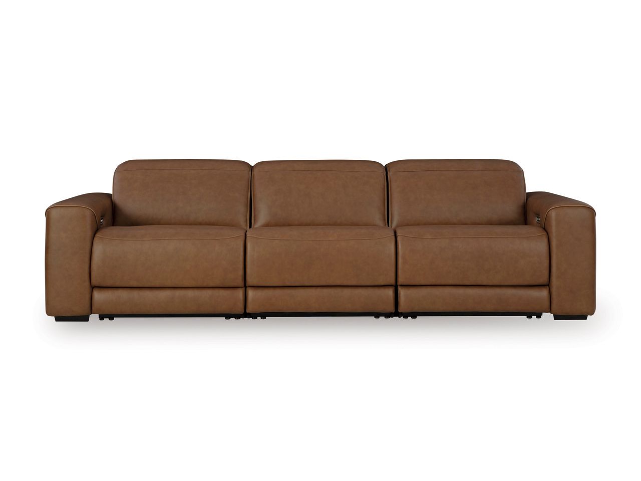 EasyMoney 3-Piece Power Reclining Sectional Sofa In Caramel NCU10700S9